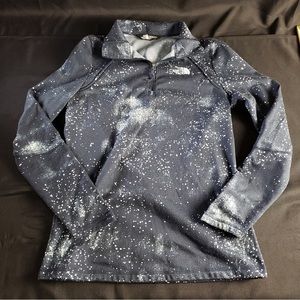 The North Face Galaxy Print Half Zip Sweatshirt Women’s Medium